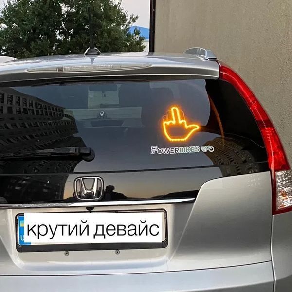 Світлодіодна рука LED-лампа з жестами для авто Hand Light з пультом керування 2141186760 фото