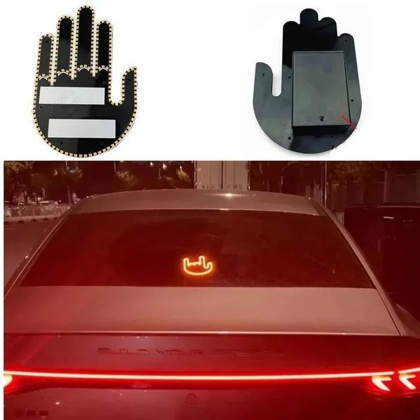 Світлодіодна рука LED-лампа з жестами для авто Hand Light з пультом керування 2141186760 фото