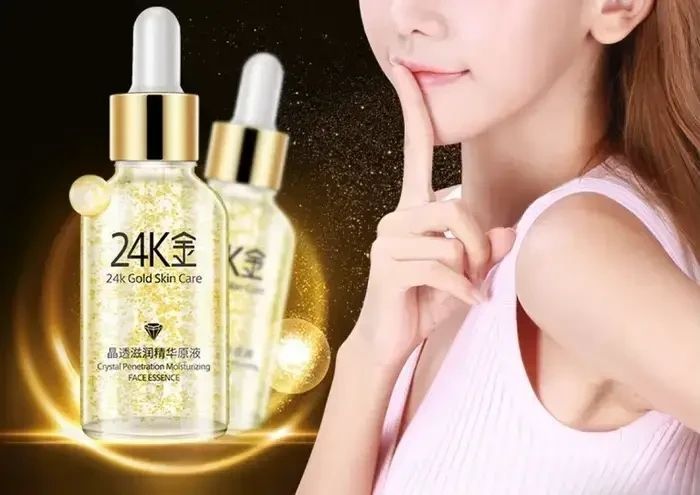 Антивікова сироватка з гіалуроновою кислотою і золотом&nbsp;24K GoldZen No24К 30 мл 2100925918 фото