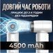 Бездротовий портативний смарт фен з акумулятором 4500 mAh 55 W із заряджанням від USB (Білий) 2529789512 фото 4
