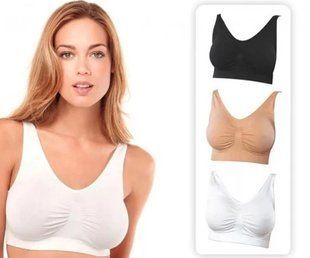 Безшовний бюстгальтер без кісточок Ahh Bra, XL комплект із 3 штук 2474027323 фото