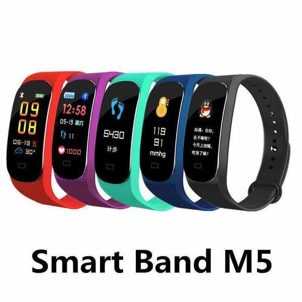 Фітнес-браслет M5 Band Smart Watch Bluetooth 4.2, крокомір, фітнес-трекер, пульс, монітор сну 1034424768 фото