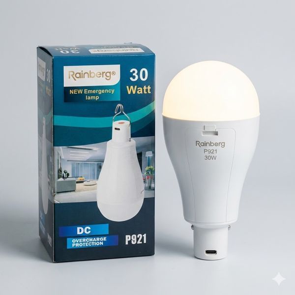 Акумуляторна LED-лампа для кемпінгу Rainberg P921 30 W (1500 Lm, 2x18650) &mdash; Підвісний аварійний світильник з USB зарядкою 2893715485 фото