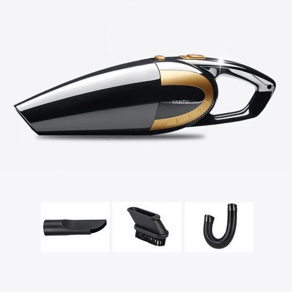 Автомобільний пилосос YANTU E03 Black + Gold 80 Вт НЕРА фільтр 3083208536 фото