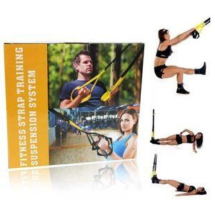 Тренувальні підвісні петлі TRX функціональні ремені для вправ і кросфіту GS-2085 2303678983 фото