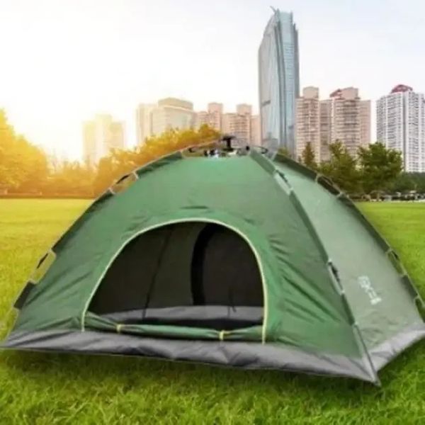 Автоматичний намет туристичний 4-місний 2x2 м Easy-Camp Палатка для кемпінгу з москітною сіткою 2579253884 фото