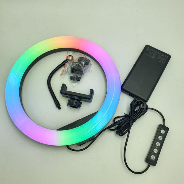 Кільцева LED-лампа RGB MJ26 (1 кріплення) (керування на дроті) 1369839471 фото