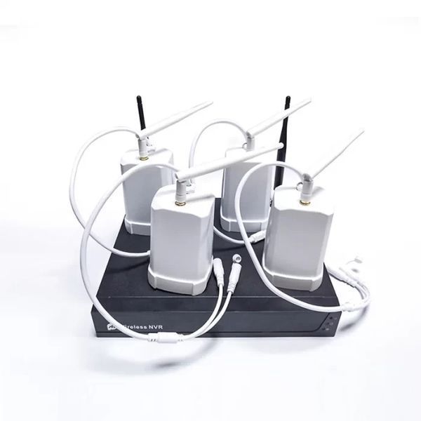 Комплект відеоспостереження на 4 камери NVR KIT 601 Wi-Fi 4CH з реєстратором 2118823210 фото