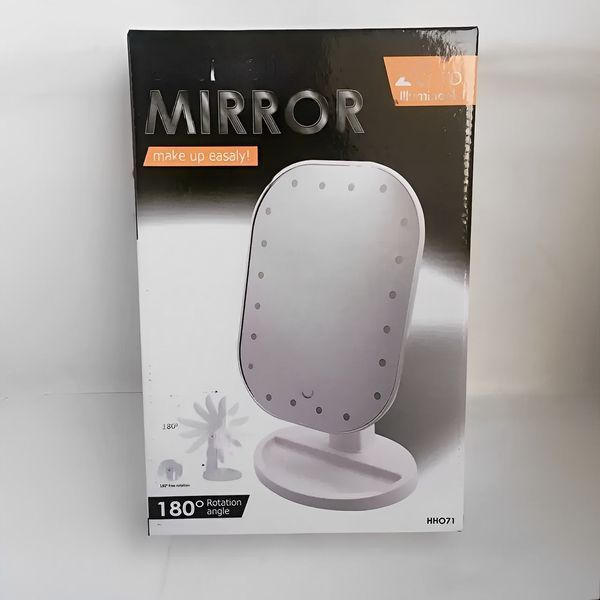 Дзеркало для макіяжу з LED-підсвіткою Cosmetie Mirror HH071 20LED DL133 1760382428 фото