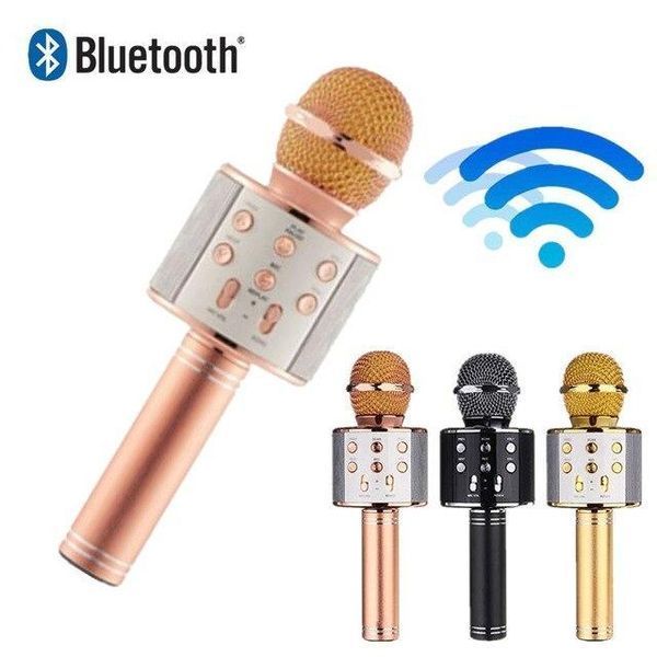 Bluetooth-мікрофон для караоке зі зміною голосу WSTER WS-858 1036617517 фото
