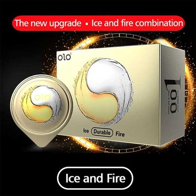 Ультратонкі презервативи "Olo Ice and Fire" - 10 шт. X0000841 фото