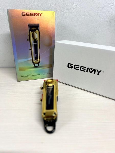 Машинка для стриження волосся Geemy GM-8015 вібраційна з насадками 3-6-10-13 мм 2104127677 фото