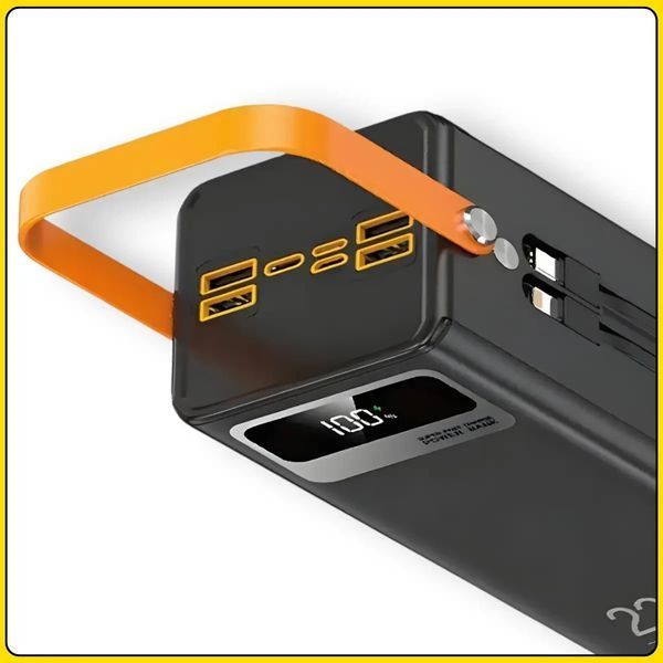 Мобільна Зарядна Станція 50000mAh TUGII-Y105 (22.5W) + Потужний LED-Прожектор та Кабелі 2911461566 фото