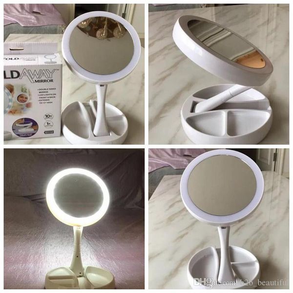 Складане дзеркало для макіяжу з Led-підсвіткою My Fold Away Mirror 816762112 фото