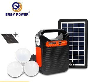Ліхтар-Power Bank EP-391bt радіо-блютуз із сонячною панеллю + лампочки 3 шт. 1760434509 фото