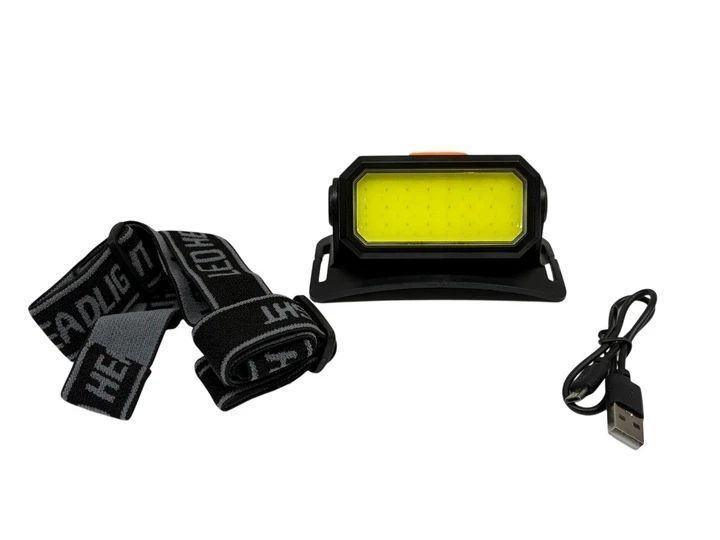 Налобний світлодіодний ліхтар Bailong BL-5120 з акумулятором 18650, USB-зарядкою, 6 режимами та регульованим кутом нахилу 2885445219 фото