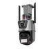Вулична охоронна поворотна WIFI камера Dual Lens Zoom 8MP сирена, зум, iCSee віддаленим доступом онлайн 2013892415 фото 5