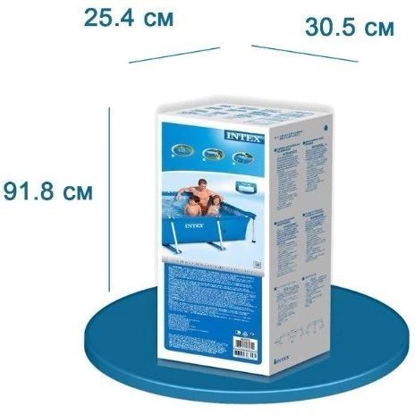 Басейн каркасний Intex 260х160х65 см (Intex 28271) 1836848484 фото
