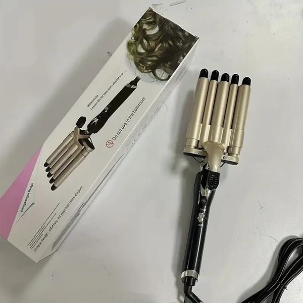 Щипці для Завивки Керамічні на 5 хвиль hair curler KR-8832 Золотистий 2474717800 фото