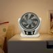 Портативний настільний вентилятор FAN-606 4в1 із сонячною панеллю компактний 2617028969 фото 6
