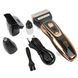 Набір для стриження Gemei GM 595 Hair Trimmer  електробритва, тример із насадками Джемей 2272546917 фото 4