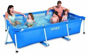 Збірний каркасний прямокутний басейн Intex 28270 (Інтекс 58983) 220 см-150 см-60 см 1836851609 фото