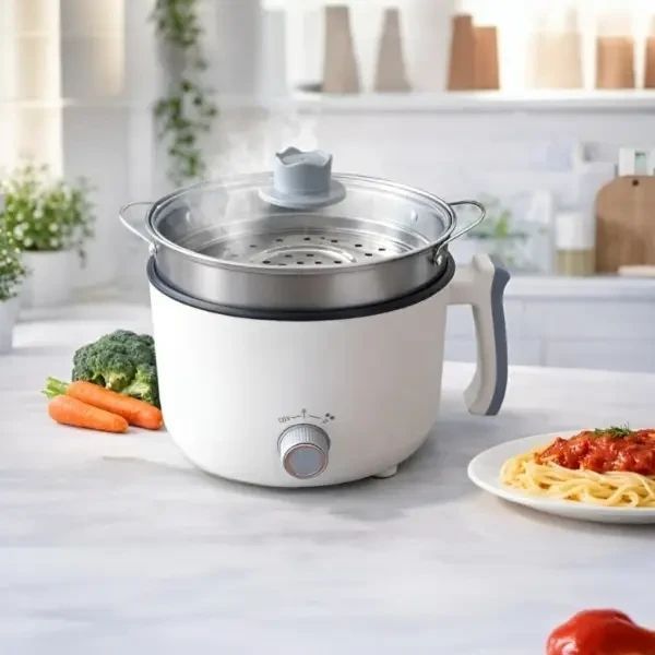 Рисоварка електрична 18см 3,2літра 1200w RD-0407 Біла 3094192754 фото