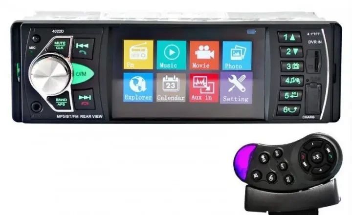 Автомагнітола з HD дисплеєм 4.1" на Android MP5 4022D Магнітола для авто з дисплеєм 2475571290 фото
