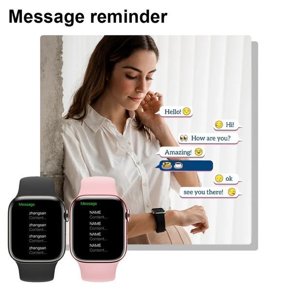 Смарт-годинник LAXASFIT S9 Pro із сенсорним екраном і Bluetooth, водонепроникний, Чорний 2280322543 фото
