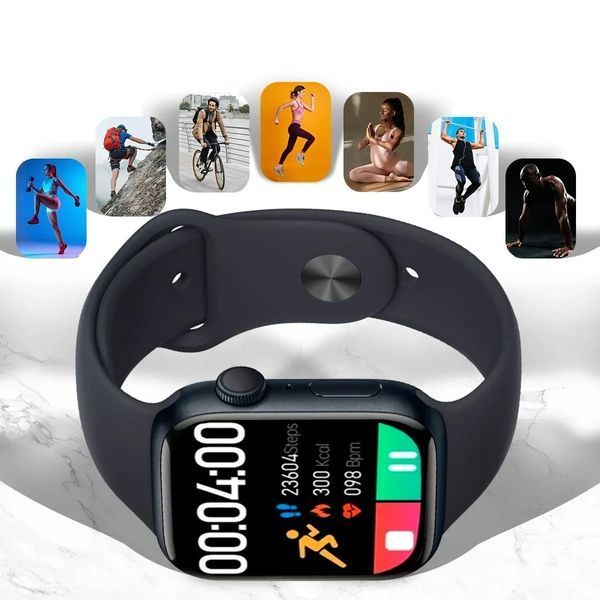 Смарт-годинник LAXASFIT S9 Pro із сенсорним екраном і Bluetooth, водонепроникний, Чорний 2280322543 фото