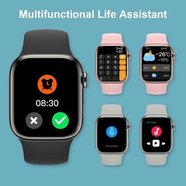 Смарт-годинник LAXASFIT S9 Pro із сенсорним екраном і Bluetooth, водонепроникний, Чорний 2280322543 фото