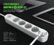 Мережевий фільтр подовжувач USB-виходів 4x220V і 4xUSB довжина 2 м. LDNIO SE4432 1004255875 фото 8