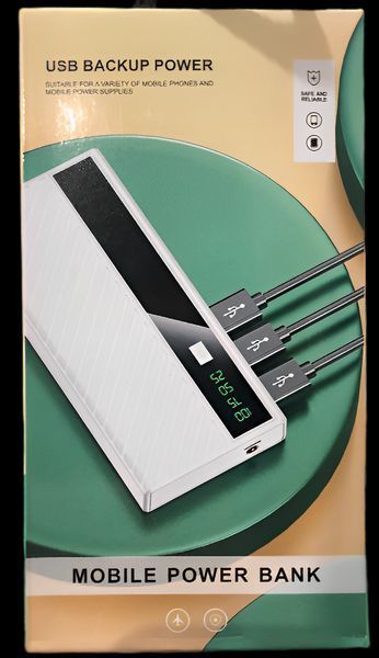 Повербанк LED Lighting Power Bank 20000 mAh Зовнішній акумулятор 1760466685 фото