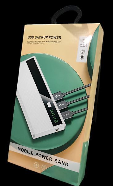 Повербанк LED Lighting Power Bank 20000 mAh Зовнішній акумулятор 1760466685 фото