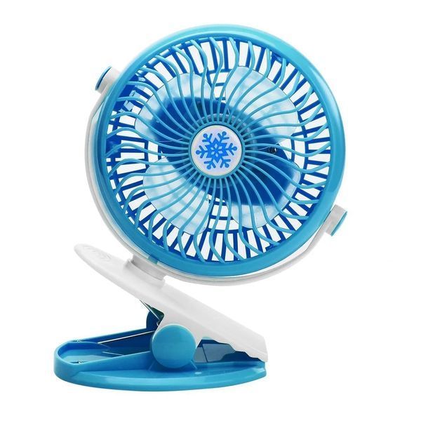 Портативний настільний мінівентилятор Moltis на прищіпці Mini Fan WX 6503 ABS-пластик Blue 2241558958 фото