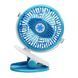 Портативний настільний мінівентилятор Moltis на прищіпці Mini Fan WX 6503 ABS-пластик Blue 2241558958 фото 3
