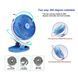 Портативний настільний мінівентилятор Moltis на прищіпці Mini Fan WX 6503 ABS-пластик Blue 2241558958 фото 7
