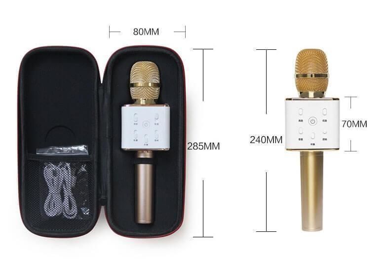 Bluetooth-мікрофон для караоке Q7 Блютуз мікро + ЧЕХОЛ 917813425 фото