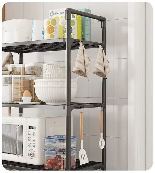 Полиця стелаж для кухні підлогова на 5 ярусів 50х170х30 см Storage rack XL-1330 2688368699 фото