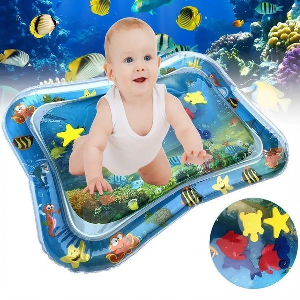Водний дитячий розвивальний килимок AIR PRO inflatable water play mat Надувний дитячий килимок 2856000965 фото