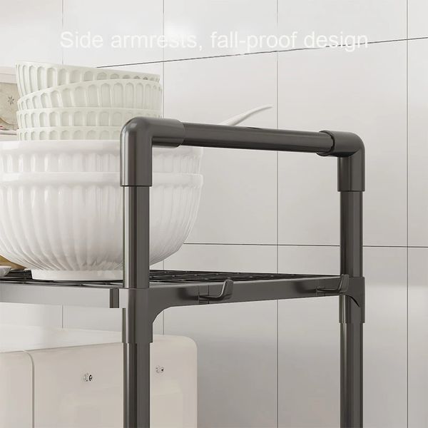 Полиця стелаж для кухні підлогова на 5 ярусів 50х170х30 см Storage rack XL-1330 2688368699 фото