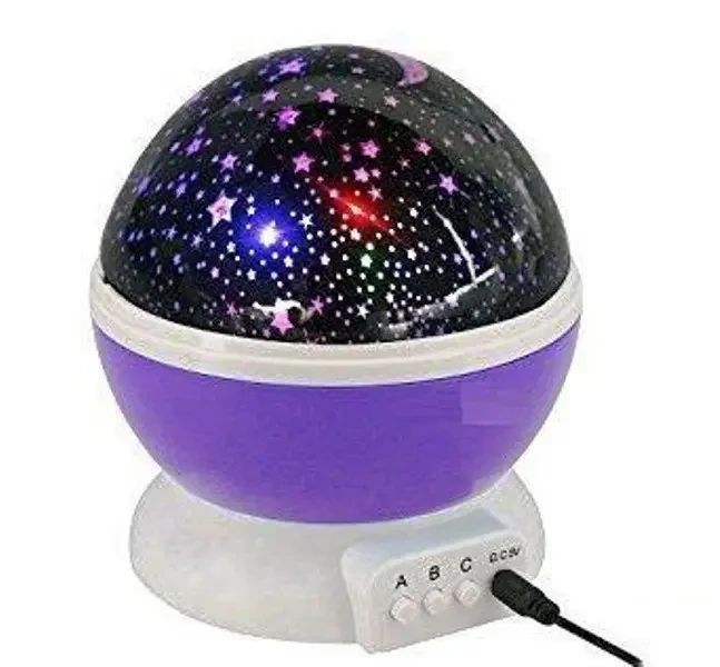 Нічник-проєктор зоряне небо Star Master Dream QDP01 Фіолетовий, синій, рожевий 1726604971 фото