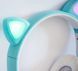 Бездротові навушники "Кошичі вушка" CatEar ST77M з підсвіткою RGB Bluetooth MP3 плеєр Blue 2048940005 фото 2