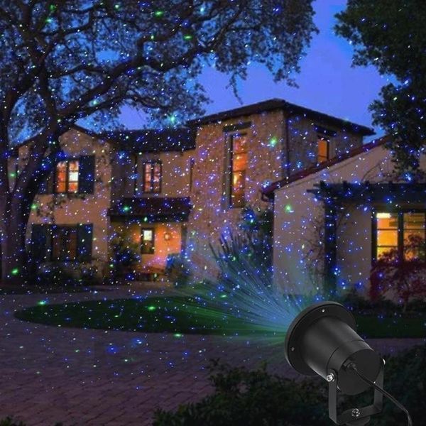 Лазерний проєктор &mdash; гірлянда на будинок STAR SHOWER Laser Light святкове освітлення рухомі точки 2301097738 фото