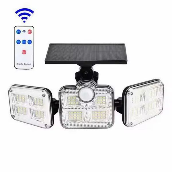 Сонячний вуличний LED-світильник Solar Lights Outdoor 122&ndash;138 LED з датчиком руху та захистом IP65 2885859174 фото