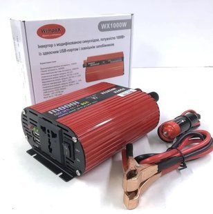 Автоінвертор перетворювач напруги Wimpex 12V-220 V WX-1000W 2272627938 фото
