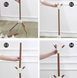 Вішалка стійка підлогова для одягу Coat Rack, металева на 9 гачків у три яруси розбірна на тринозі 2574951282 фото 2