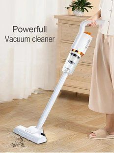 Акумуляторний пилосос без мішка Vacuum Cleaner 2000 mAh 120 Вт бездротовий, вертикальний 1861845692 фото