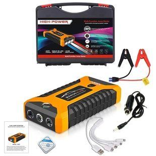Пускозарядний автомобільний пристрій Jumpstarter 27JX 12В/2А з акумулятором на 99800mAh і ліхтарем ANS К 1713127008 фото