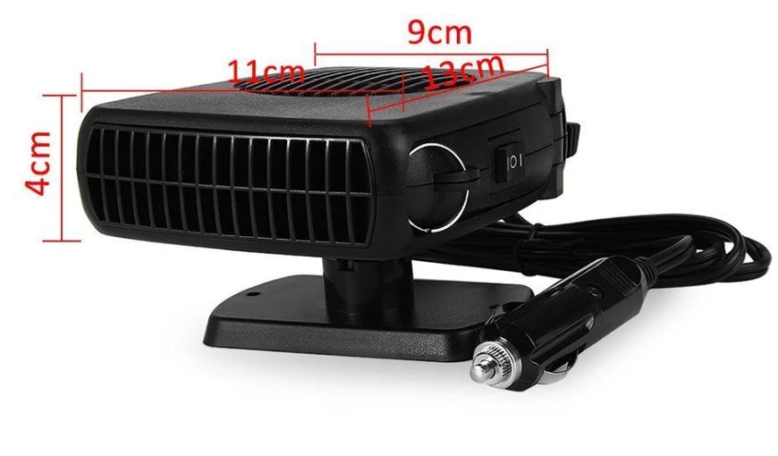 Автомобільний нагрівач Auto Heater Fan 703, 200 W живлення від прикурювача, автопічка, автодуйка 2435613536 фото